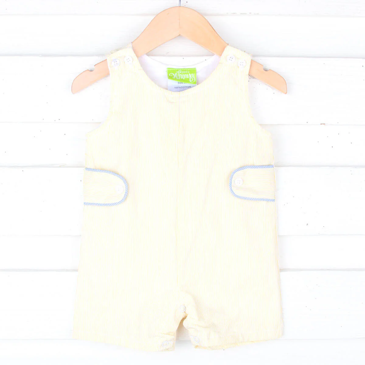 Sunshine Yellow Stripe Jon Jon - Image 3