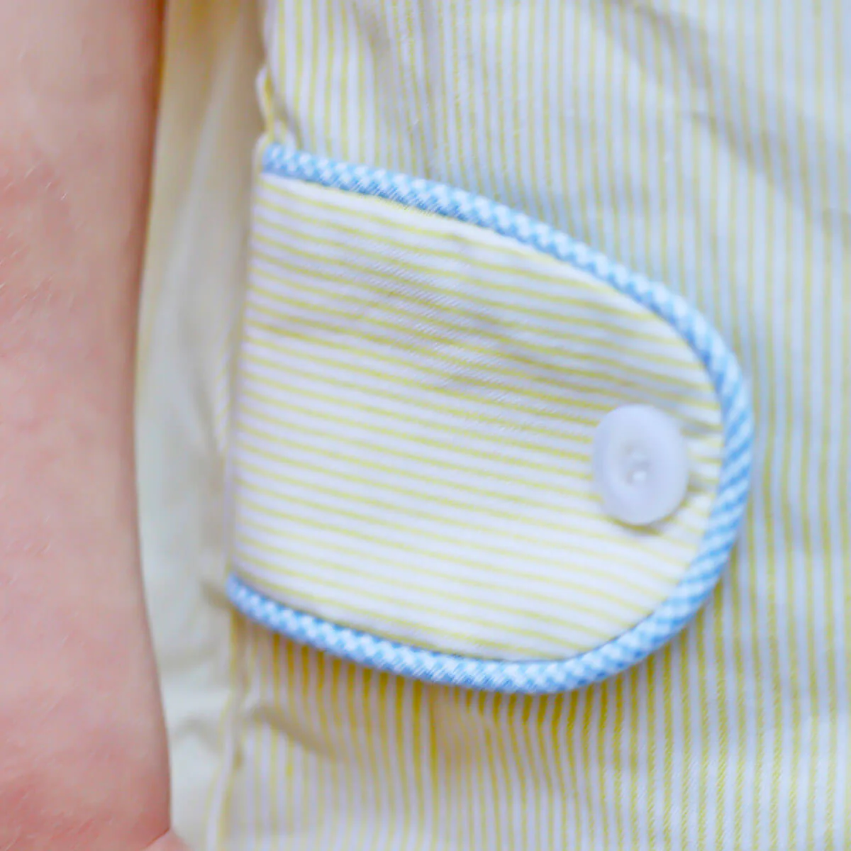 Sunshine Yellow Stripe Jon Jon - Image 5