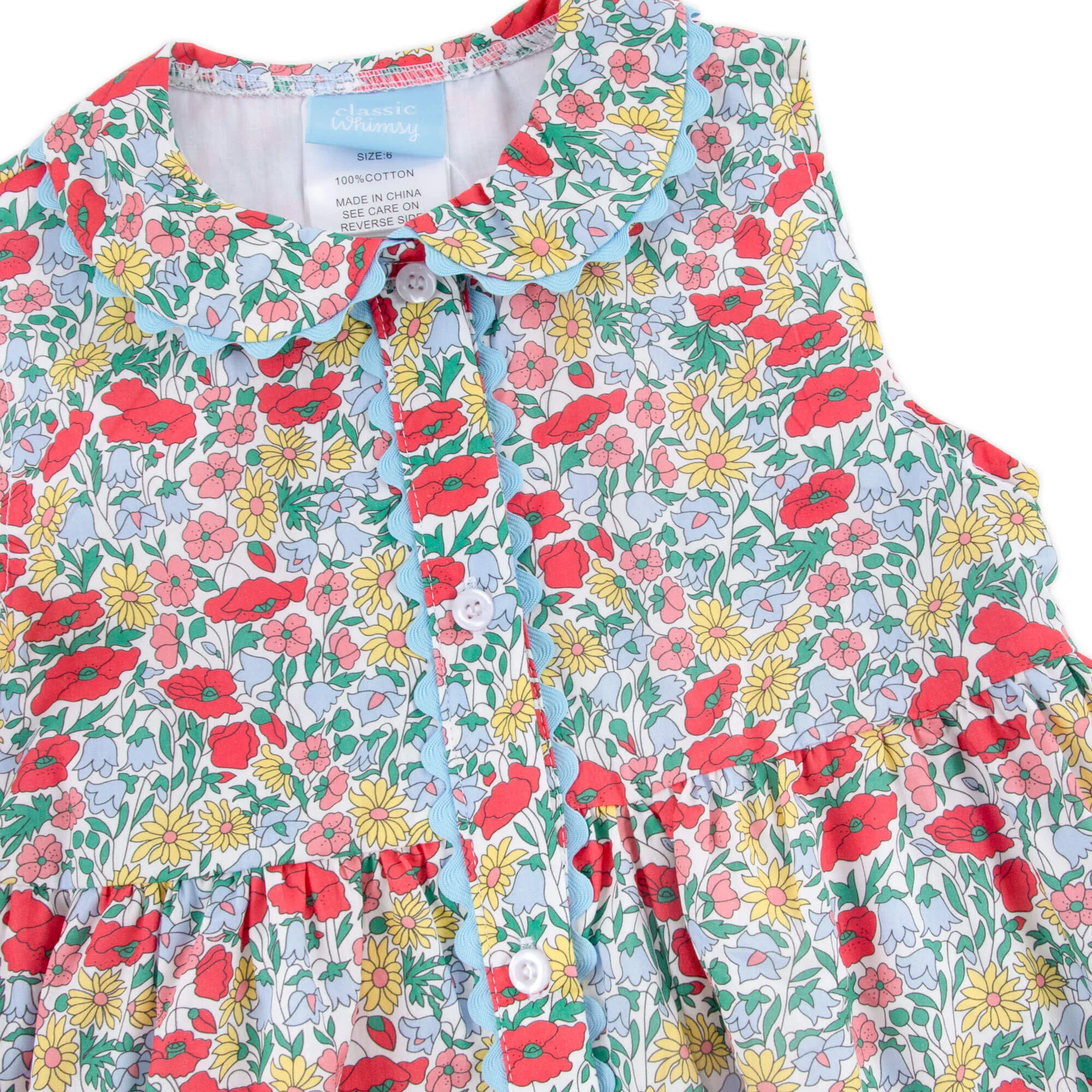 Sweet Buttercup Floral Pink Lola Dress - Image 4