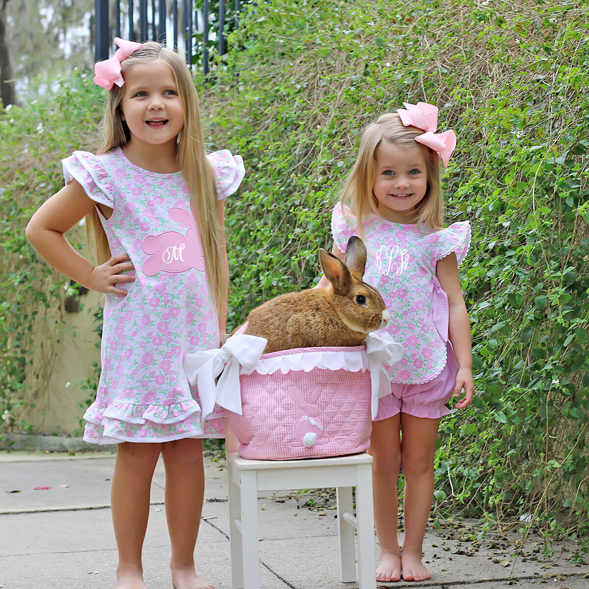 Sweet Floral Pink Layla Bloomer Set - Image 4