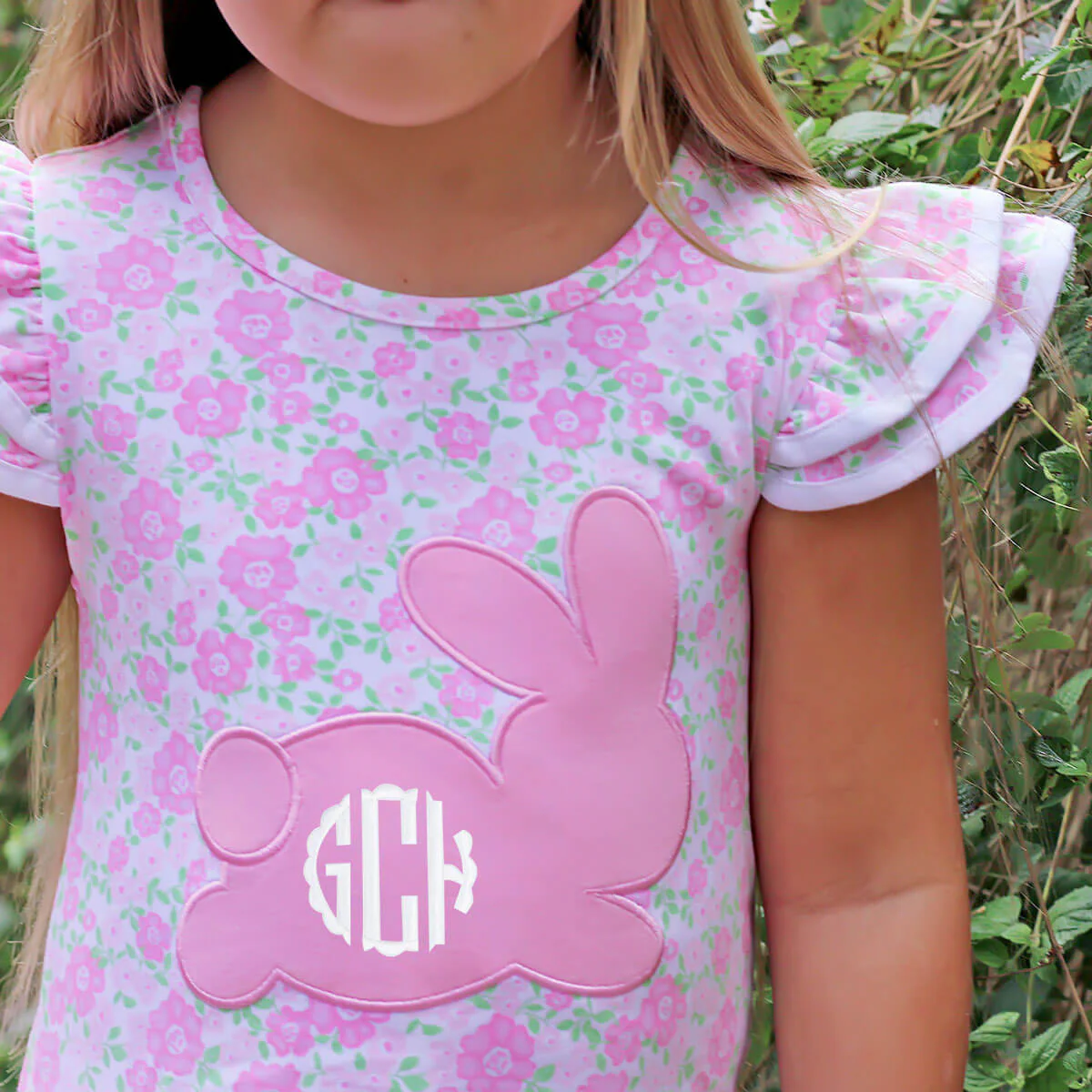 Sweet Floral Pink Bunny Milly Dress - Image 2