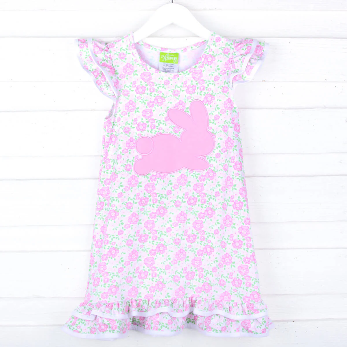 Sweet Floral Pink Bunny Milly Dress - Image 6