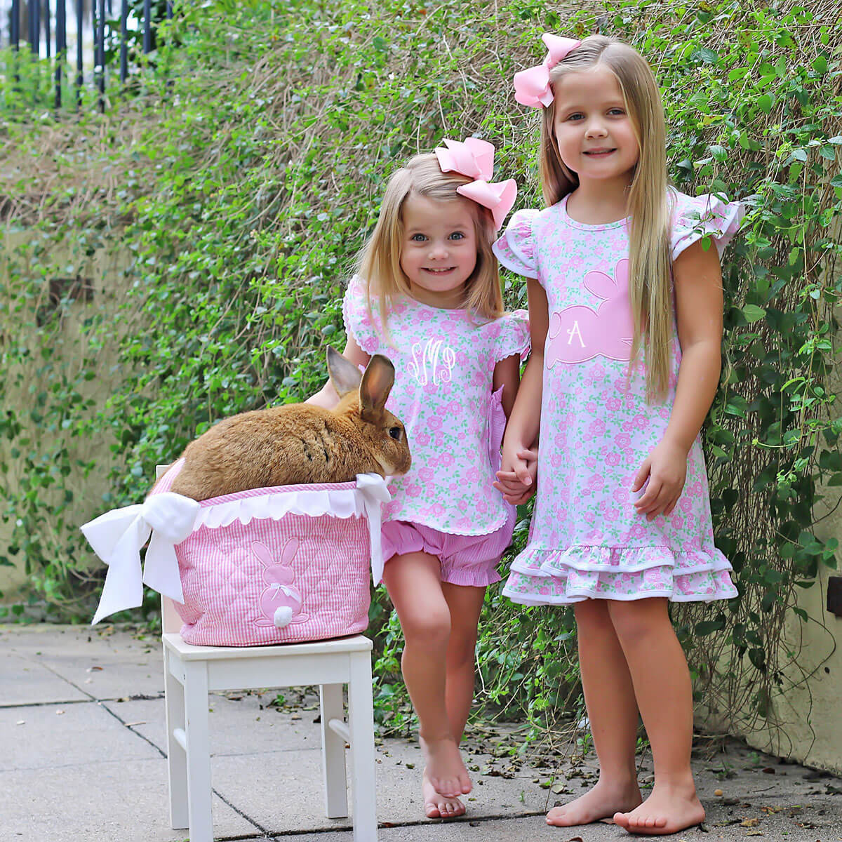 Sweet Floral Pink Bunny Milly Dress - Image 7