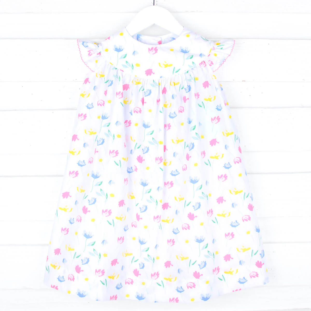 Sweet Pink Floral Lucy Dress - Image 2