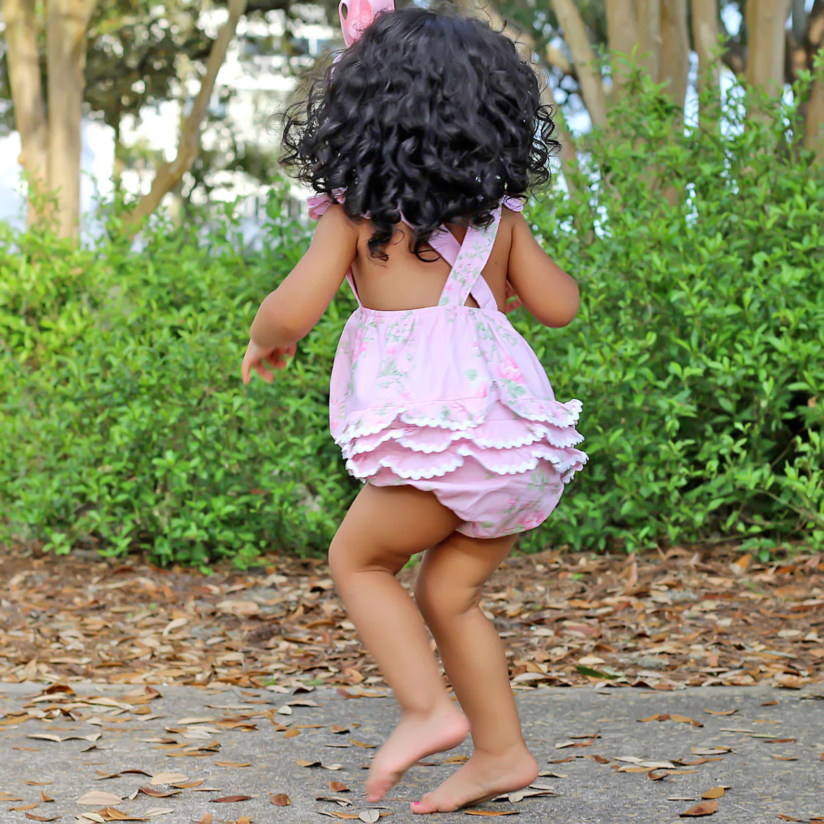Sweet Rose Floral Ruffle Bubble - Image 3