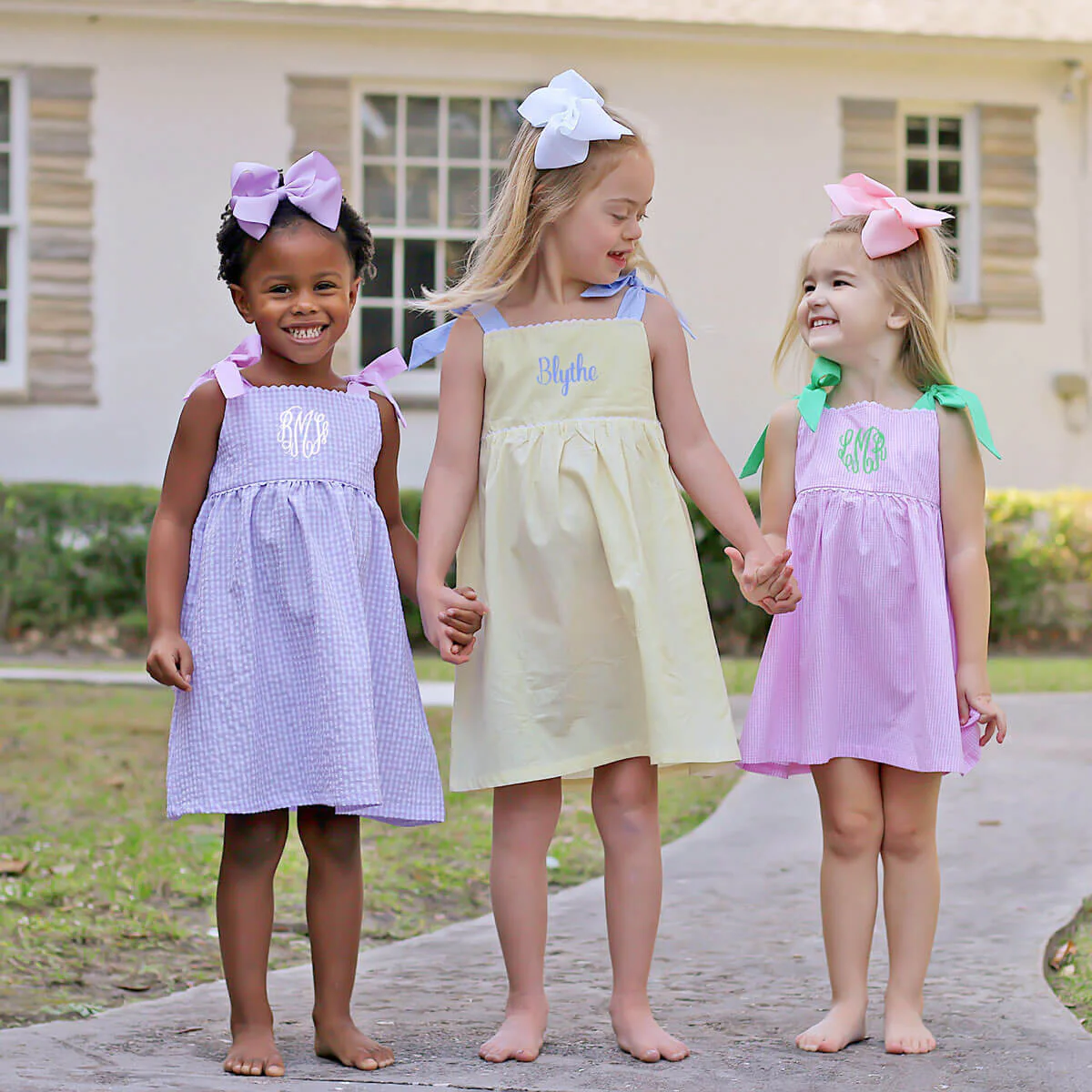 Pink Gingham Aubree Dress - Image 4