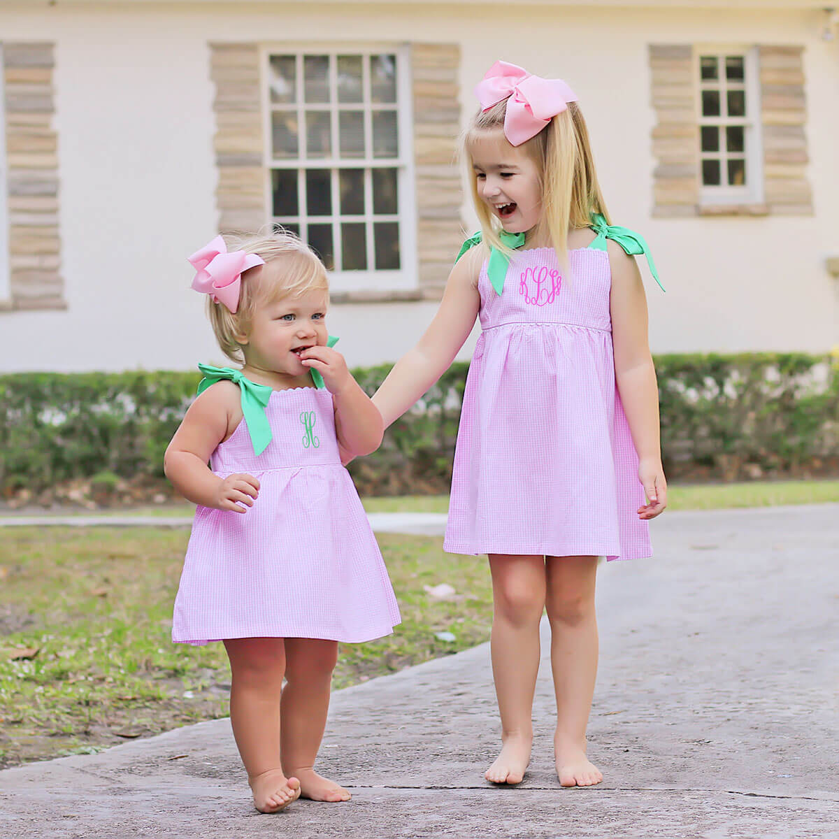 Pink Gingham Aubree Dress - Image 5