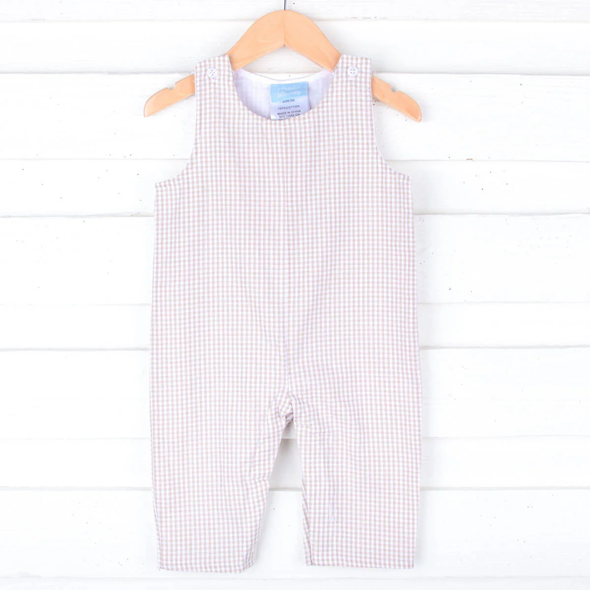 Classic Gingham Longall Tan - Image 6
