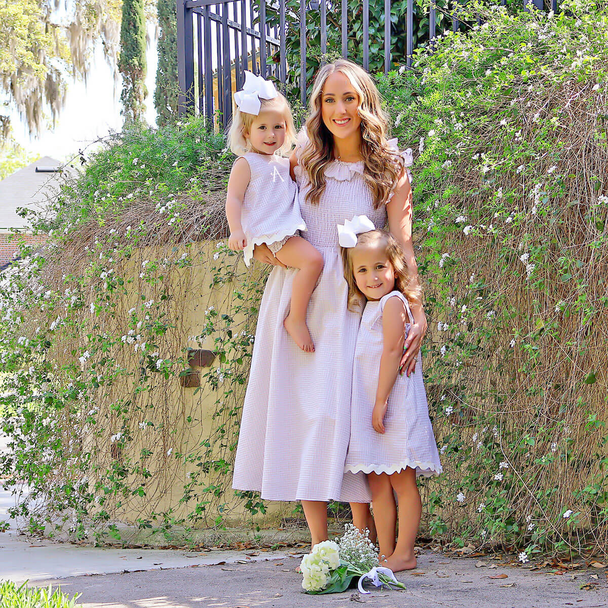 Tan Gingham Eleanor Dress - Image 9