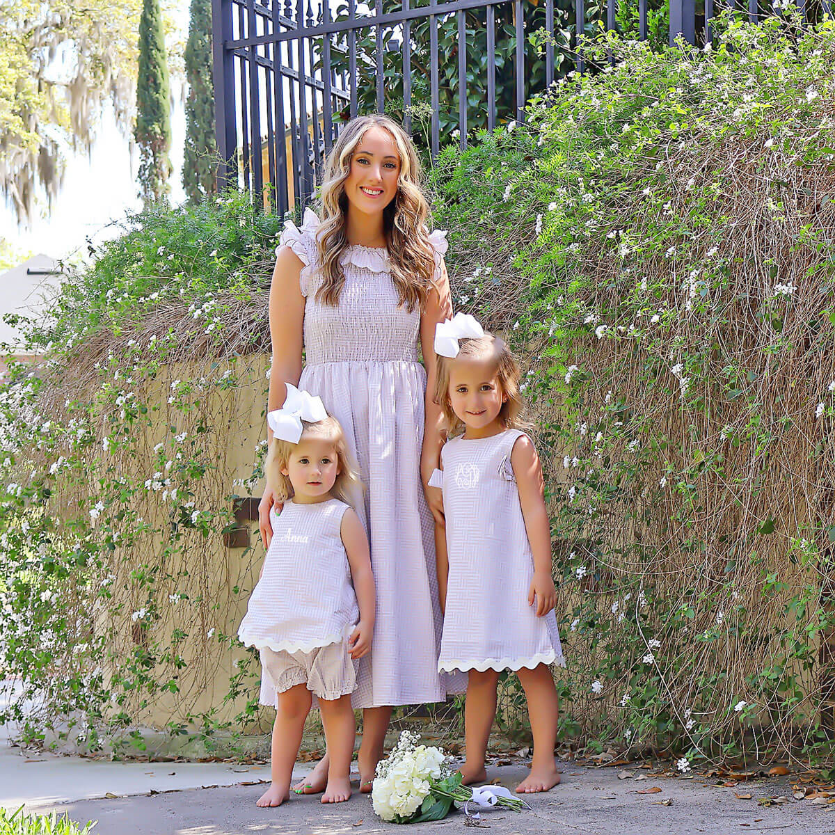 Tan Gingham Sadie Bloomer Set - Image 11