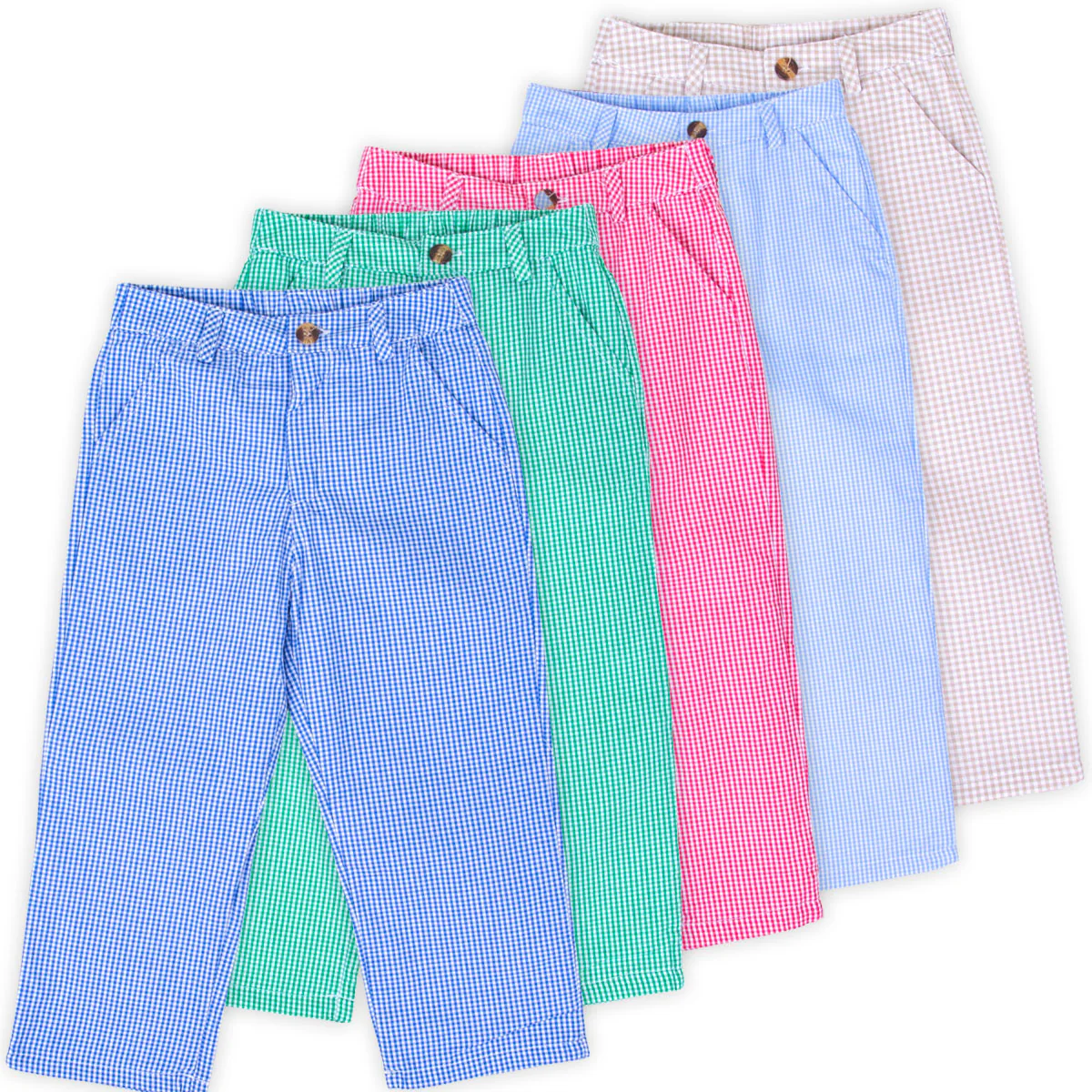 Red Gingham Standard Pants - Image 4