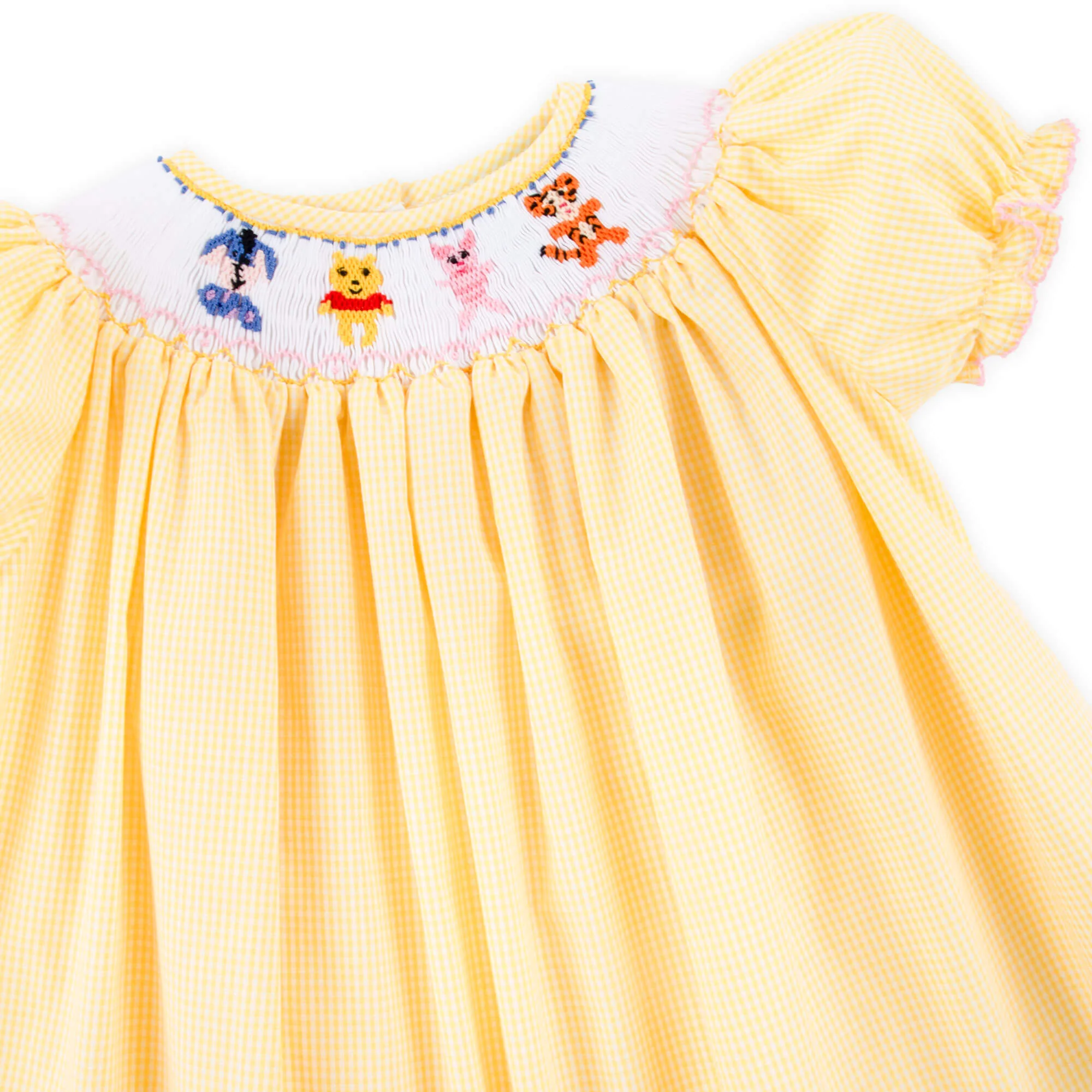 Pooh Bear Friends Smocked Bishop Dress - Image 2