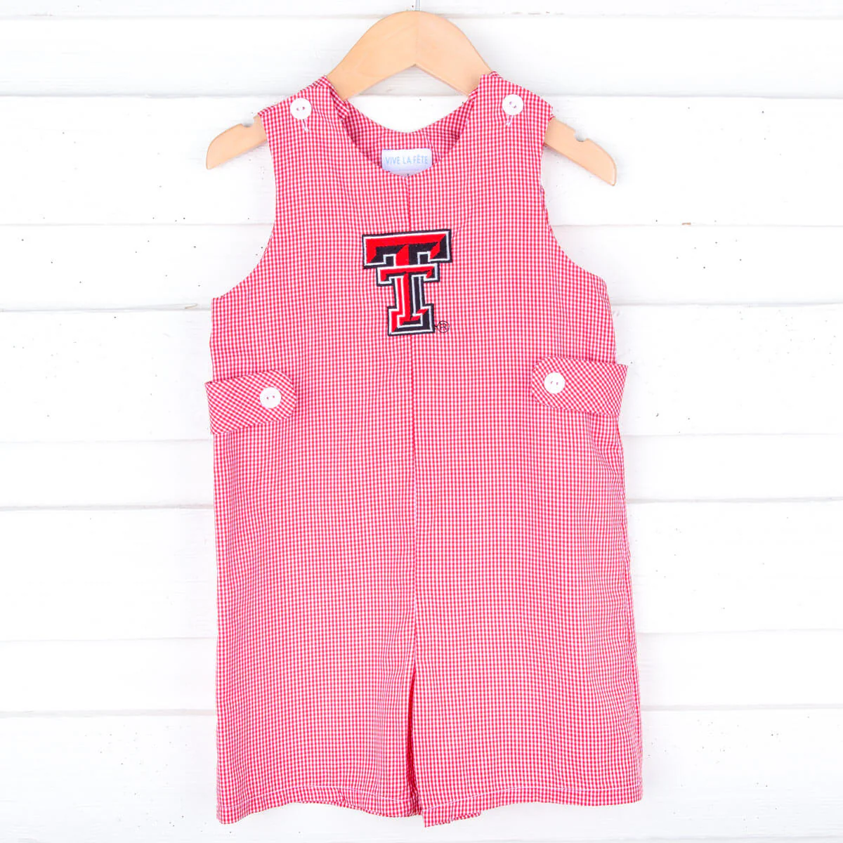 Texas Tech Embroidered Red Jon Jon - Image 3