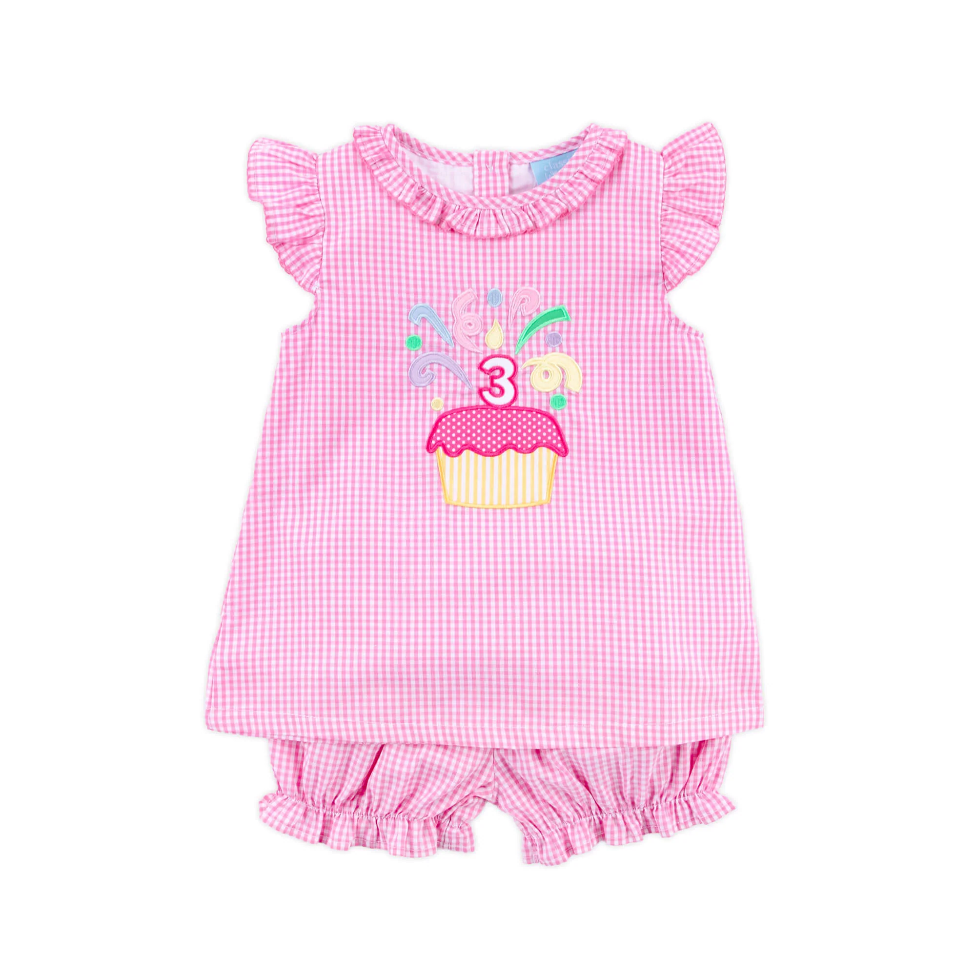 Third Birthday Cupcake Bloomer Set - Image 2