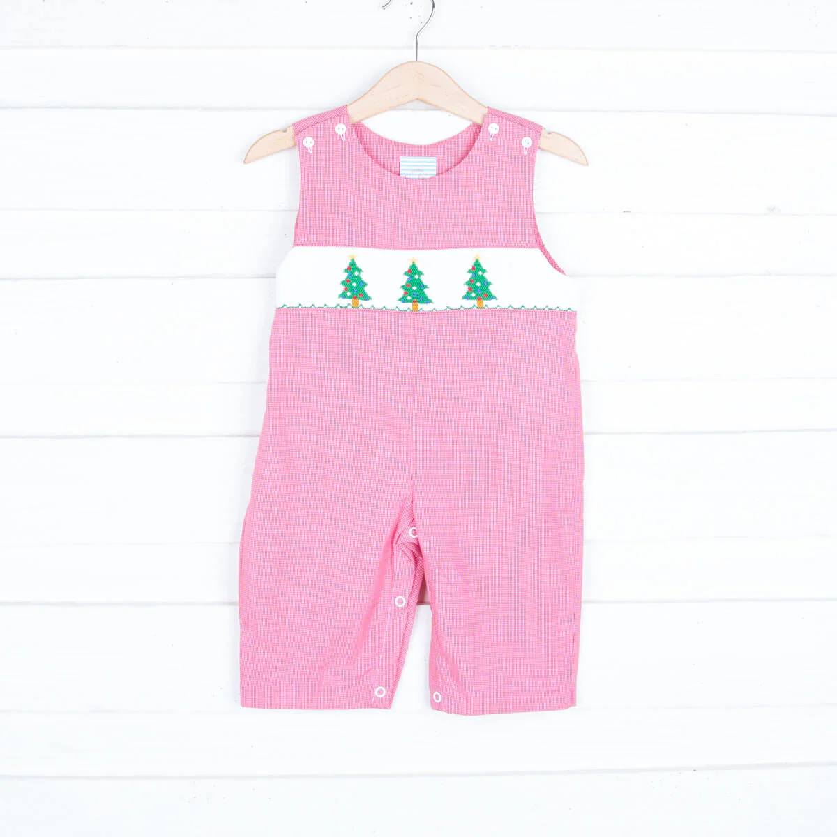 Twinkly Tree Red Smocked Longall - Image 2