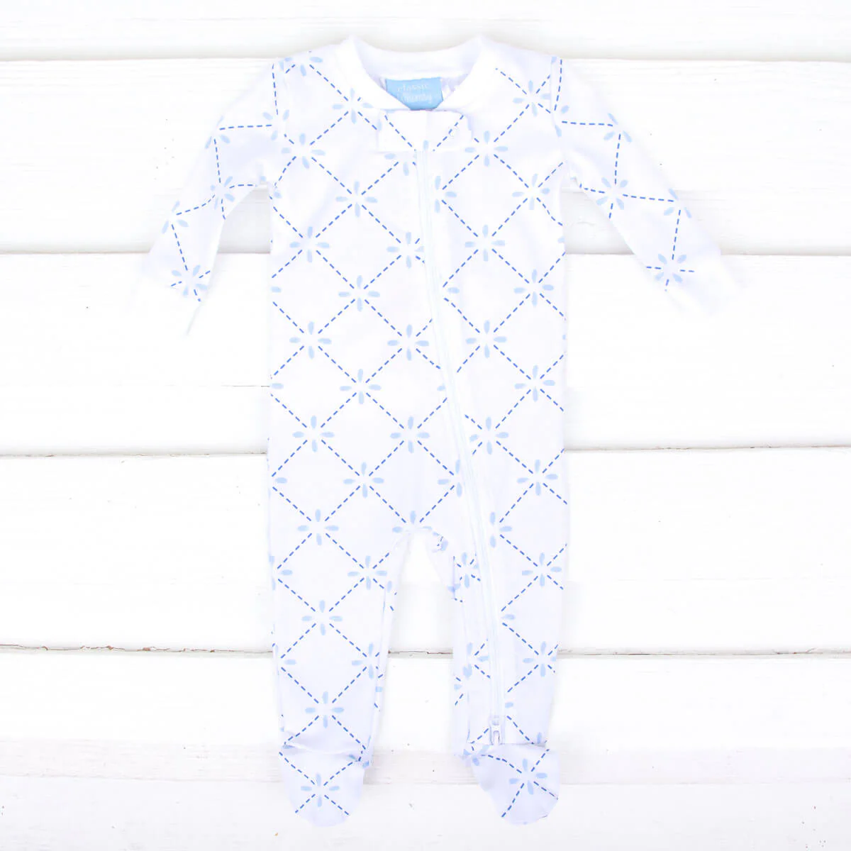 Touch of Blue Zip Sleeper - Image 3