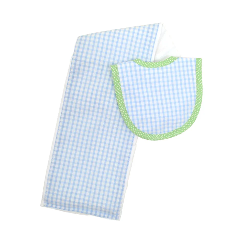 Train Drooler Bib & Burp Set - Image 2