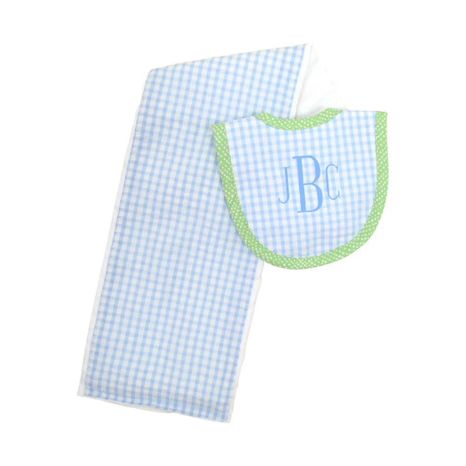 Train Drooler Bib & Burp Set - Image 3