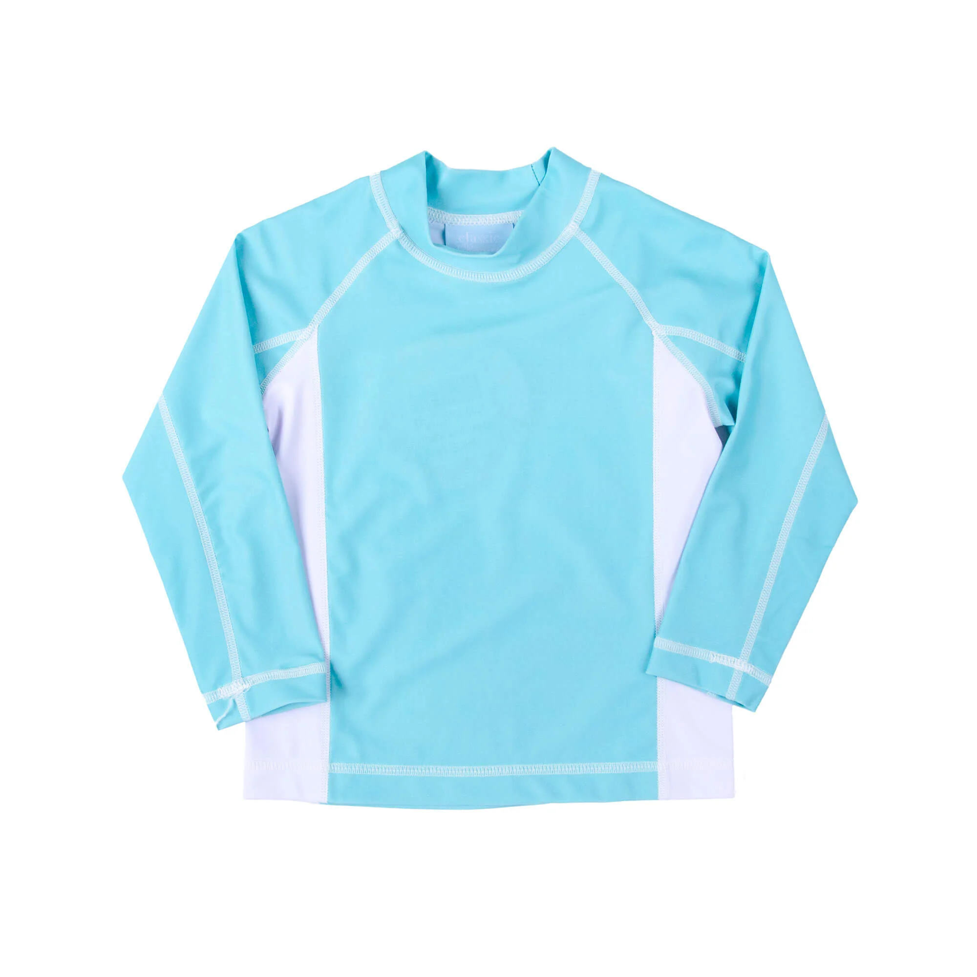 Tropical Island Turquoise Rash Guard - Image 4