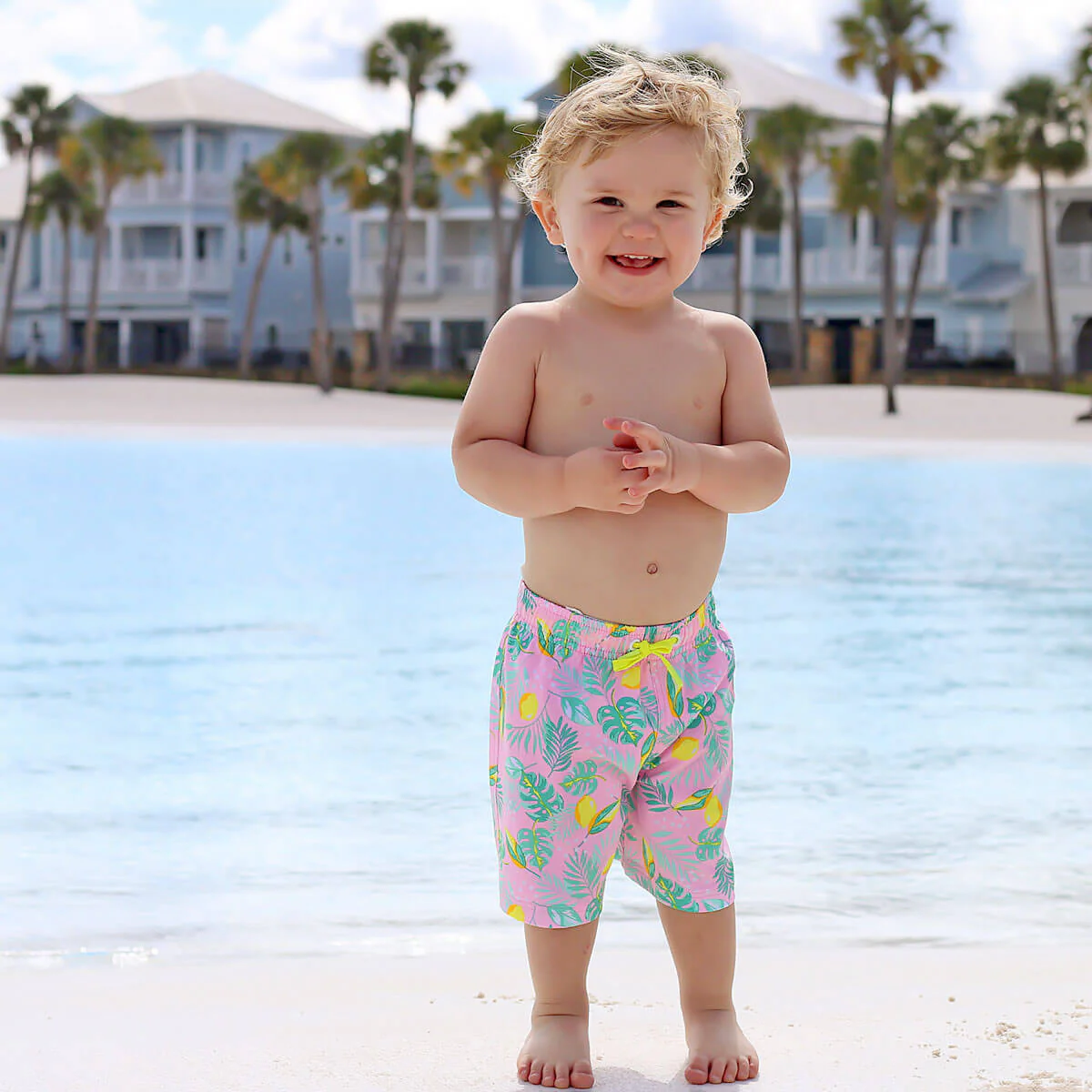 Pacific Palm Swim Trunks - Image 2