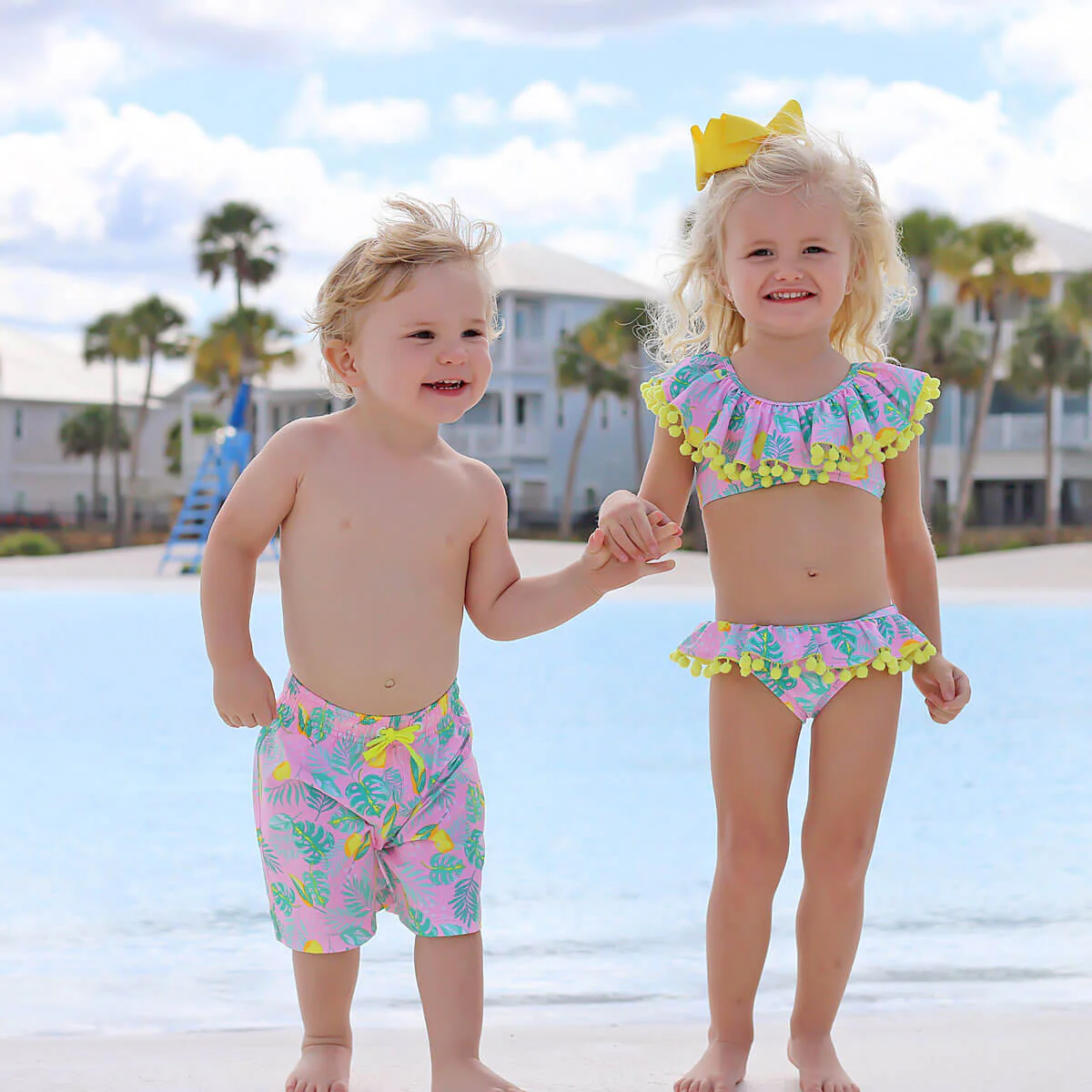 Pacific Palm Swim Trunks - Image 3