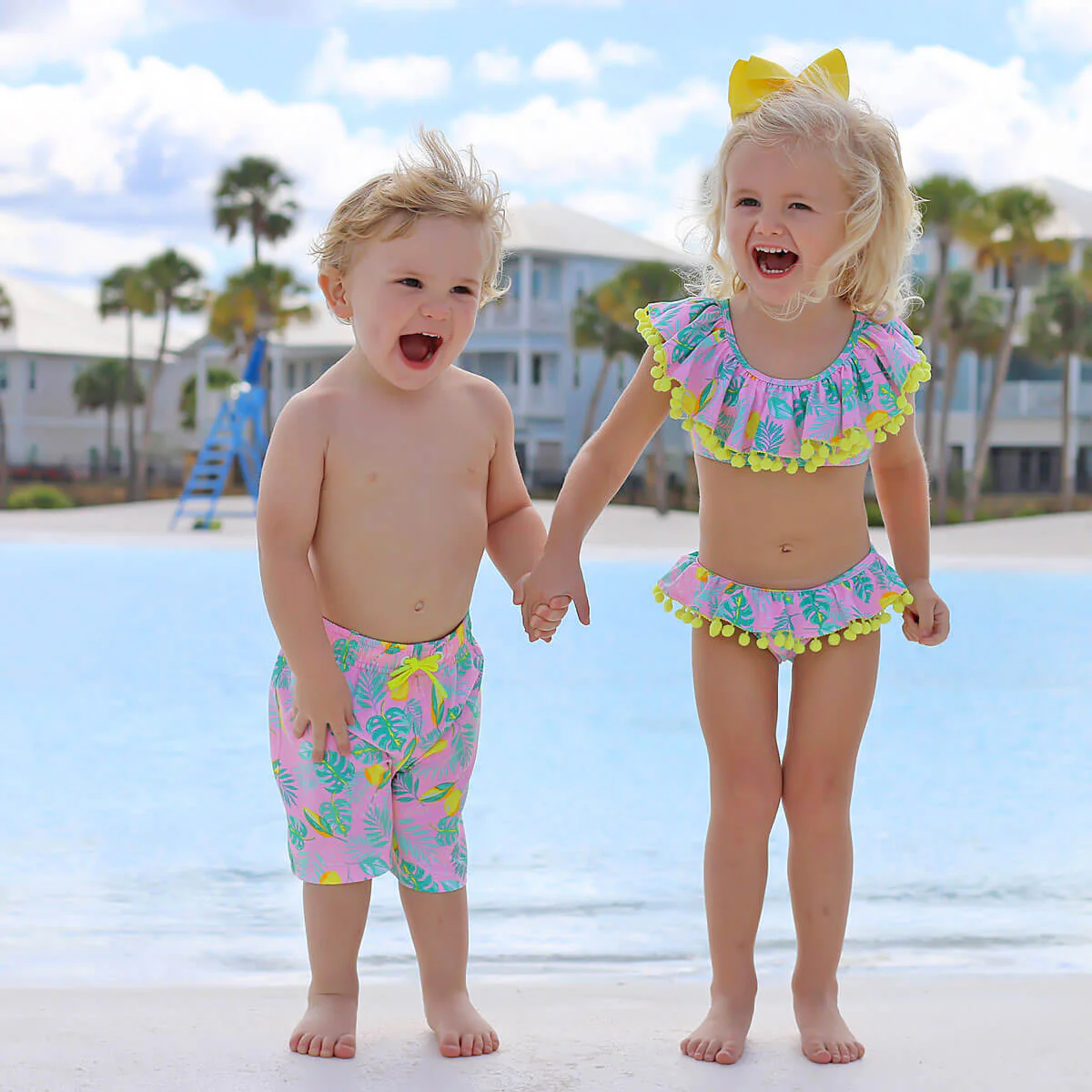 Pacific Palm Swim Trunks - Image 4