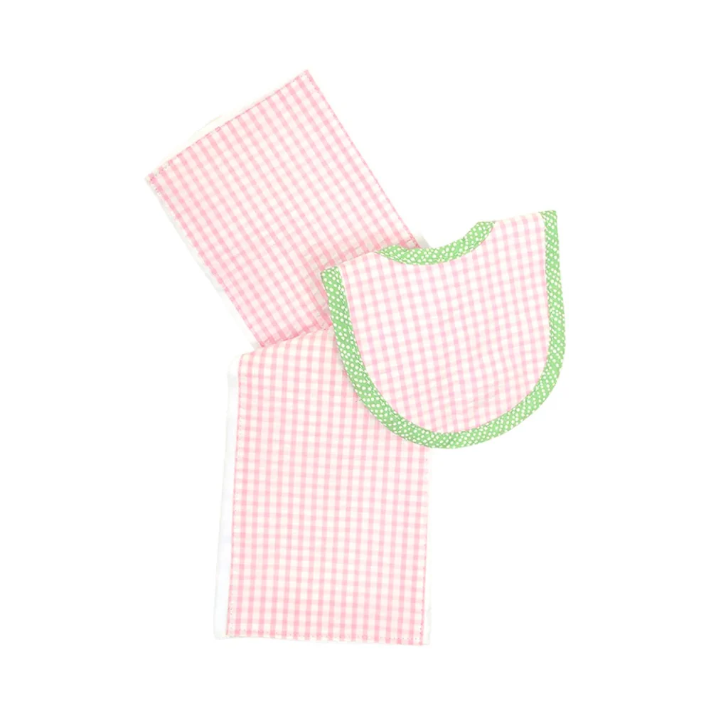 Tulip Drooler Bib & Burp Set - Image 2