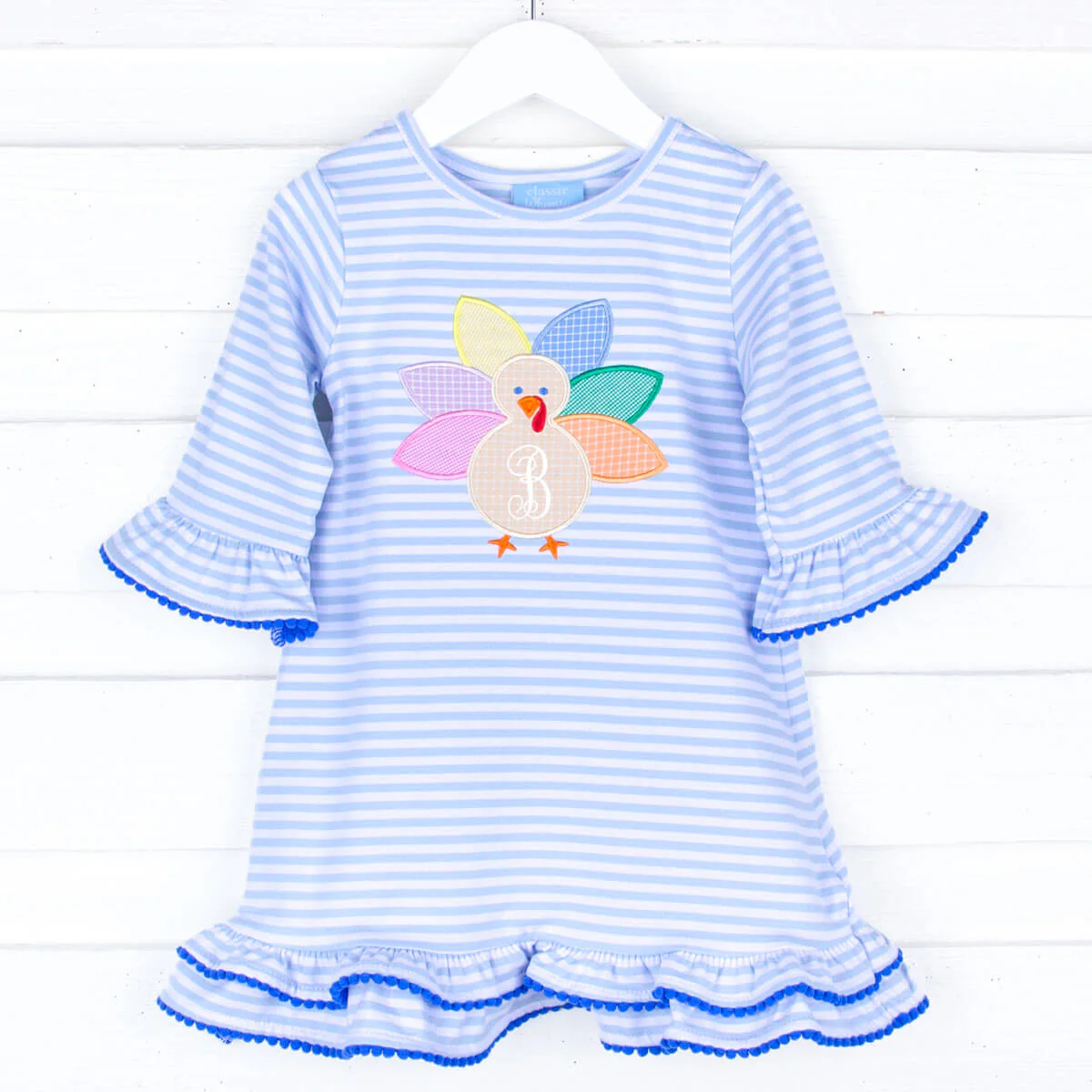 Turkey Light Blue Stripe Milly Dress - Image 2