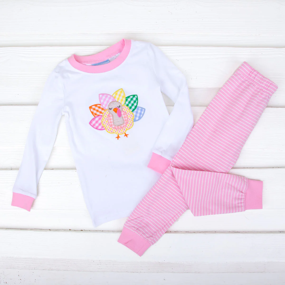 Turkey Pink Stripe Pajamas - Image 5
