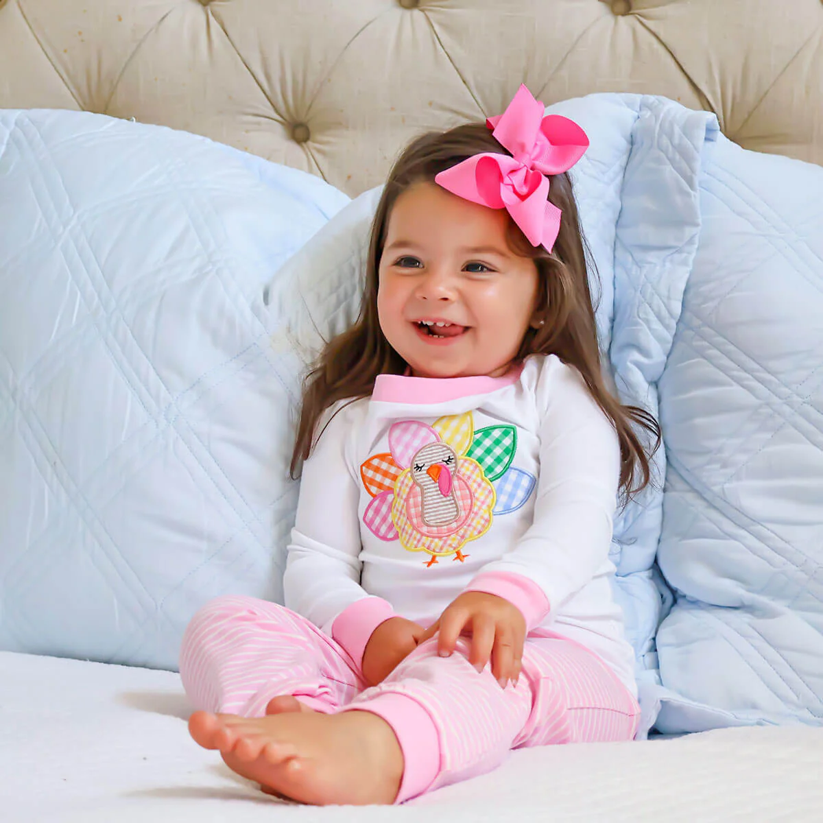 Turkey Pink Stripe Pajamas - Image 6