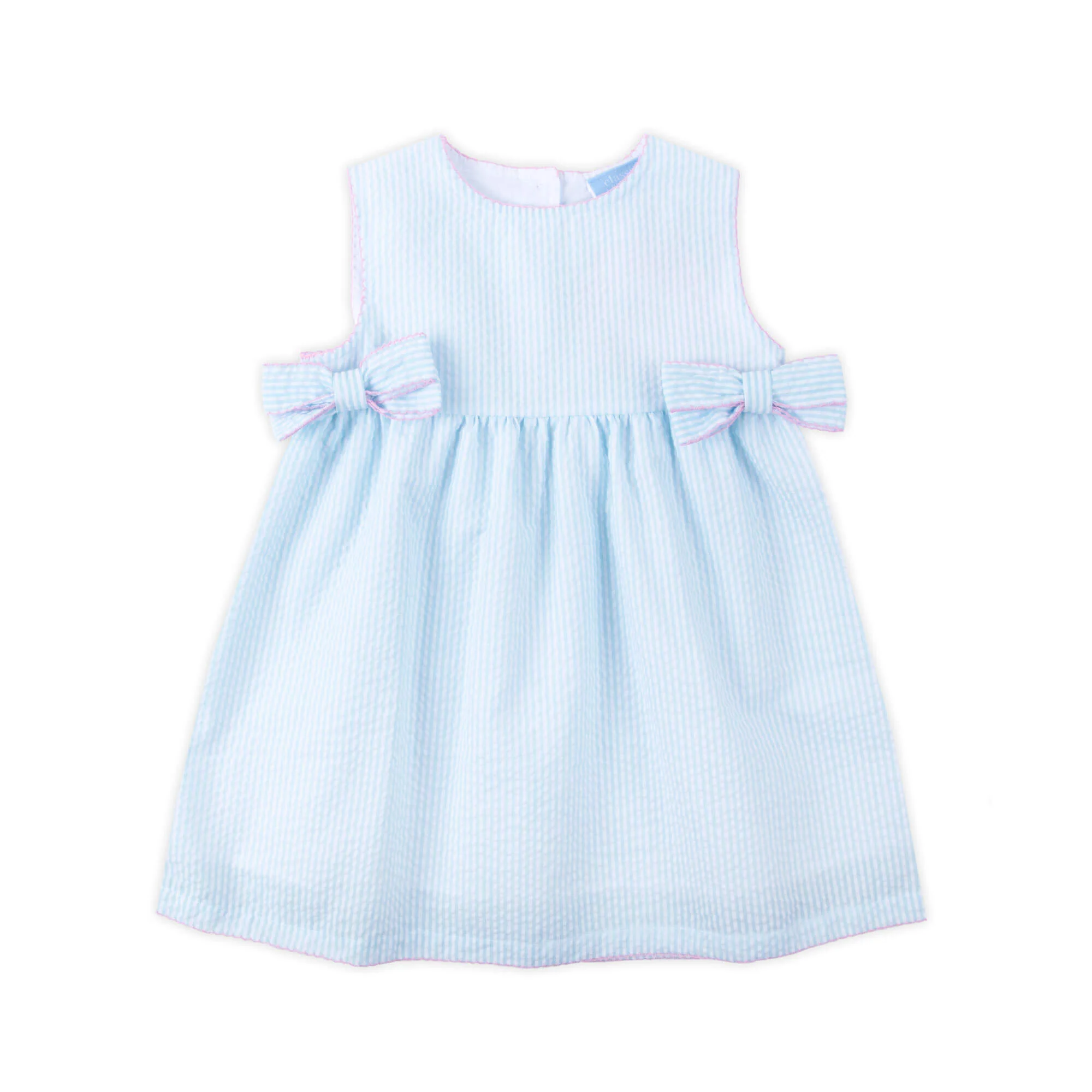 Turquoise Stripe Ellie Dress - Image 4