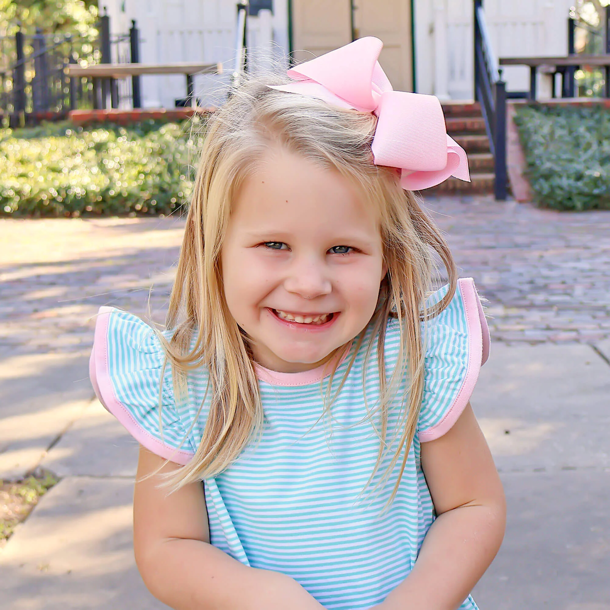 Turquoise Stripe Liv Dress - Image 3