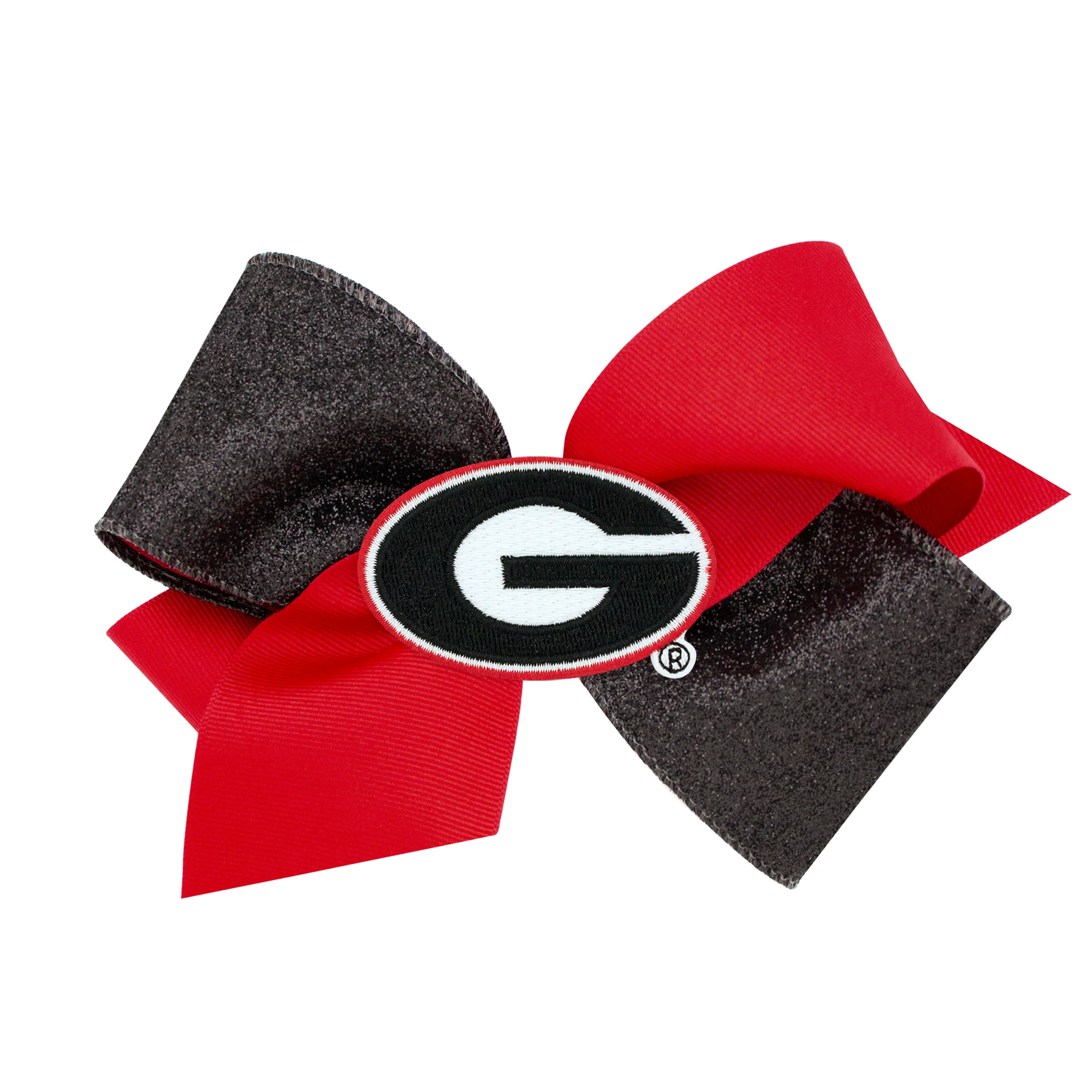 Two-Tone Glitz and Grosgrain Collegiate Bow - Image 17