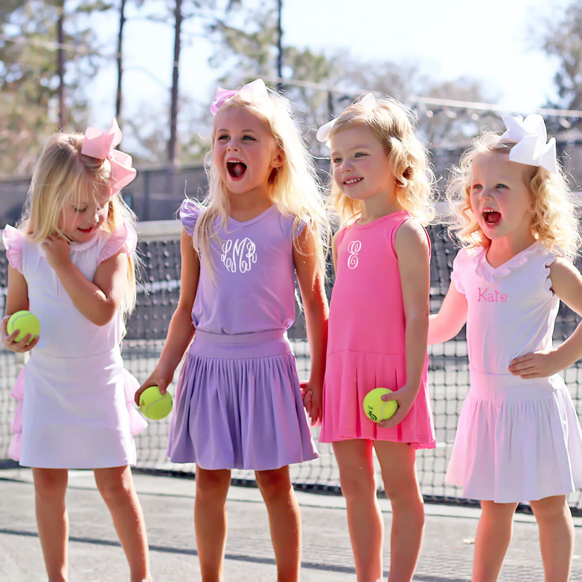 White Ruffle Tennis Skirt Set - Image 8