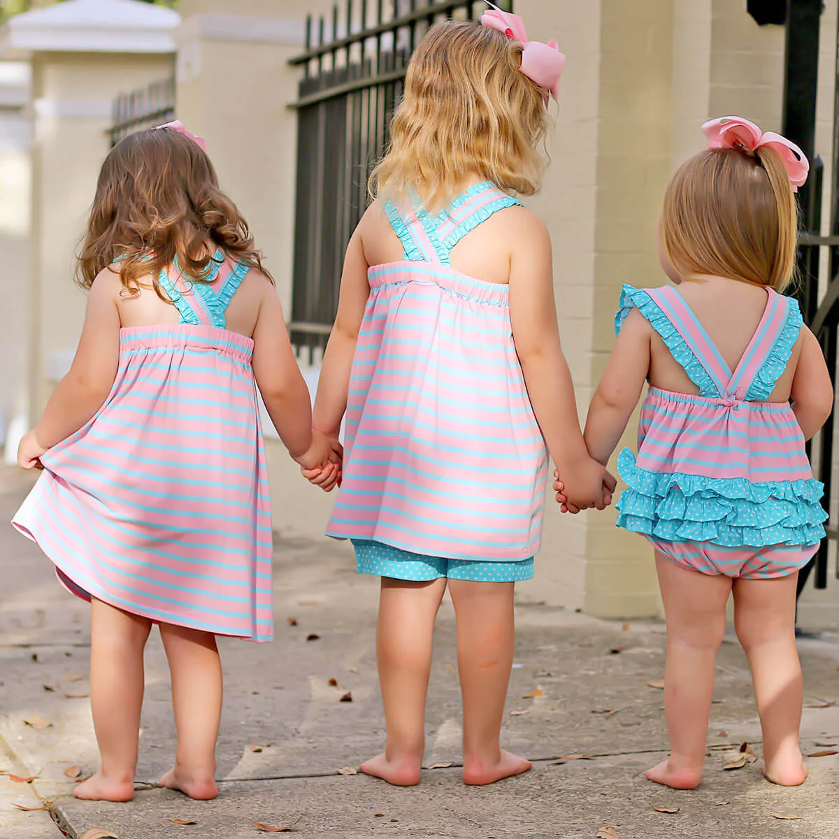 Under The Sea Mermaid Pink Knit Ruffle Bubble - Image 7