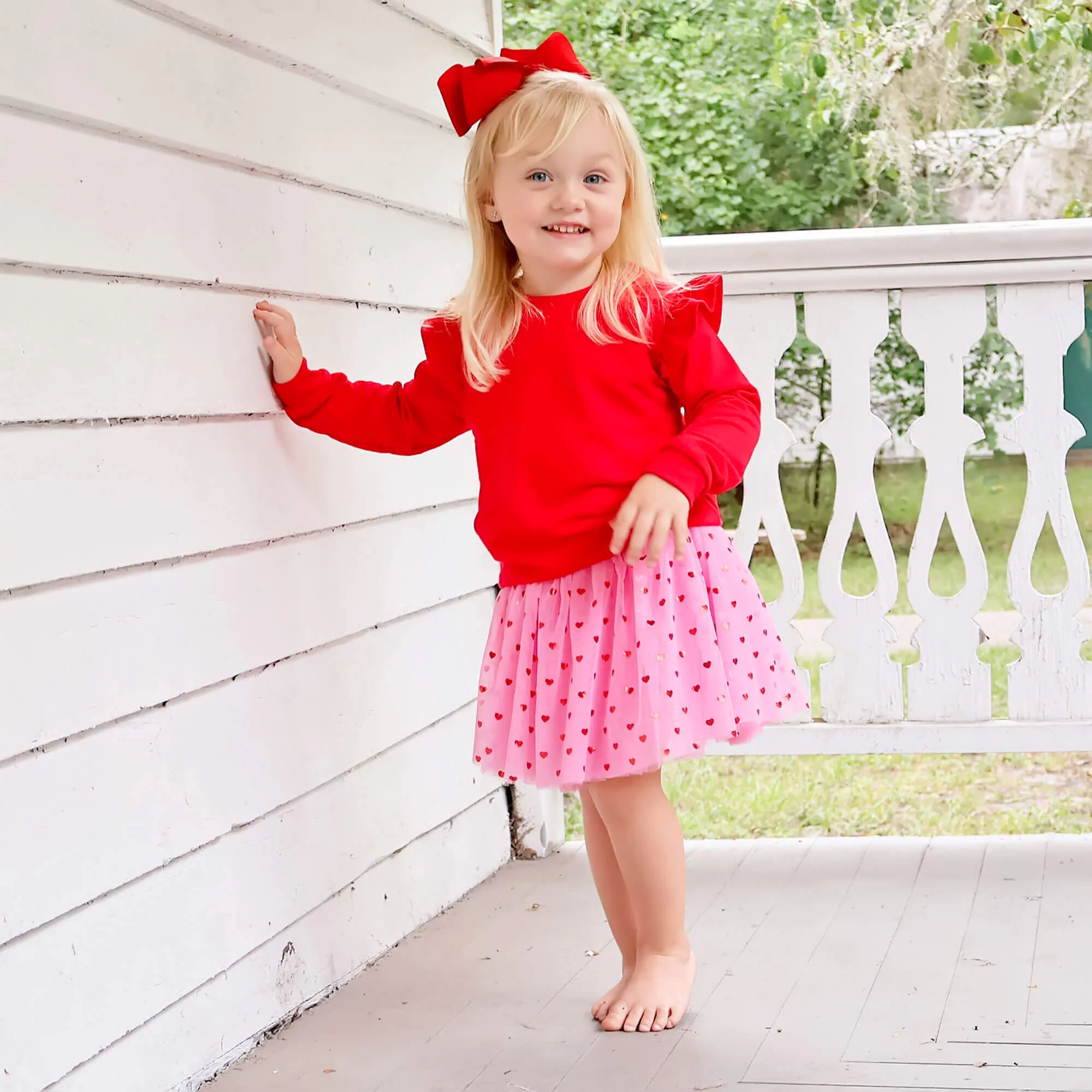 Valentine Heart Tutu Skirt - Image 3
