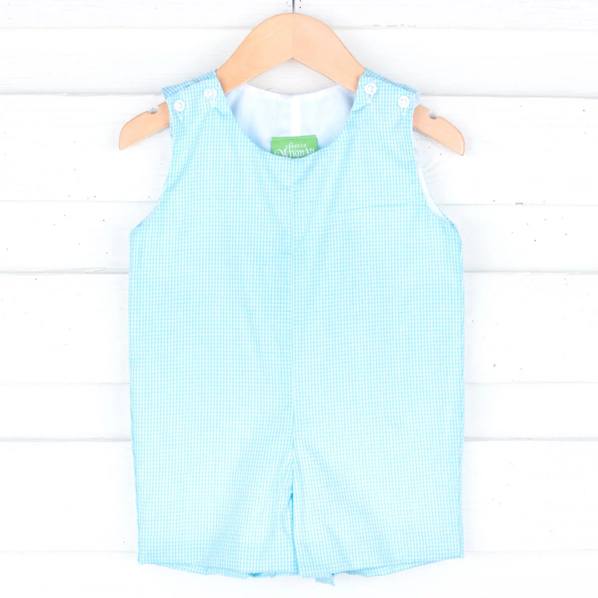 Versailles Mint Gingham Jon Jon - Image 2
