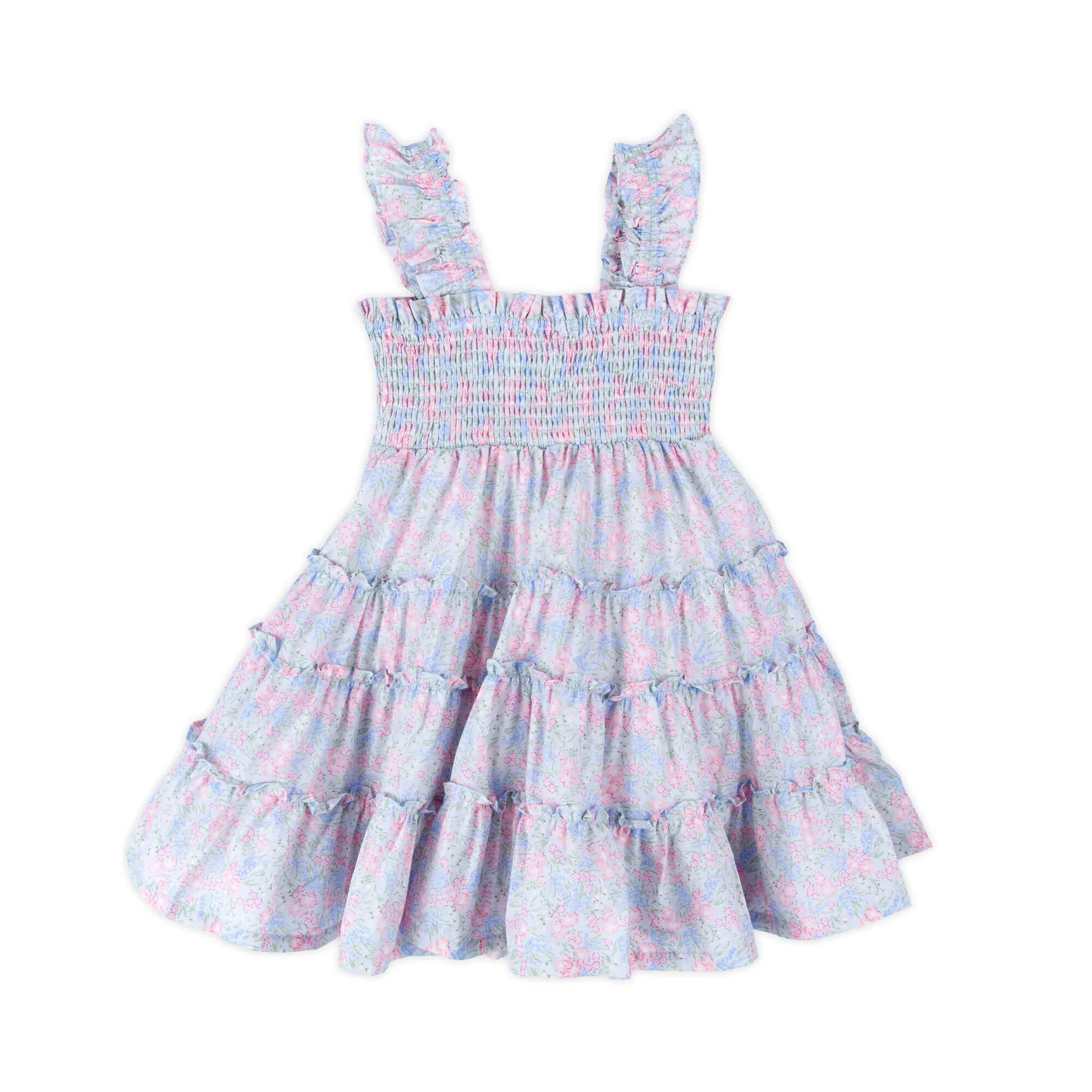 Vintage Garden Blue Smocked Willow Dress - Image 2