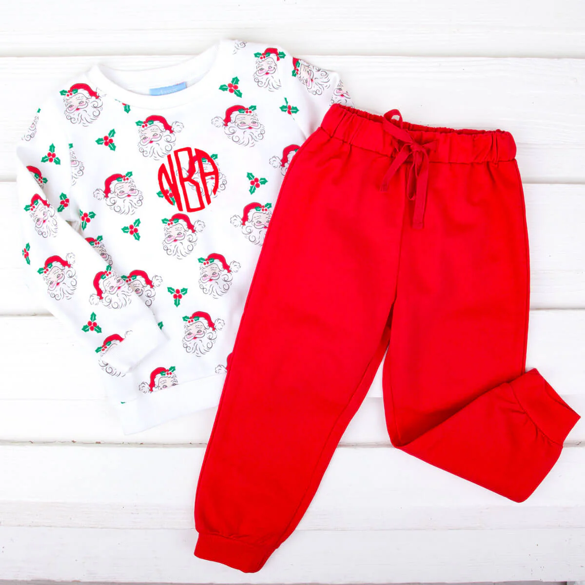 Vintage Santa Jogger Set - Image 5