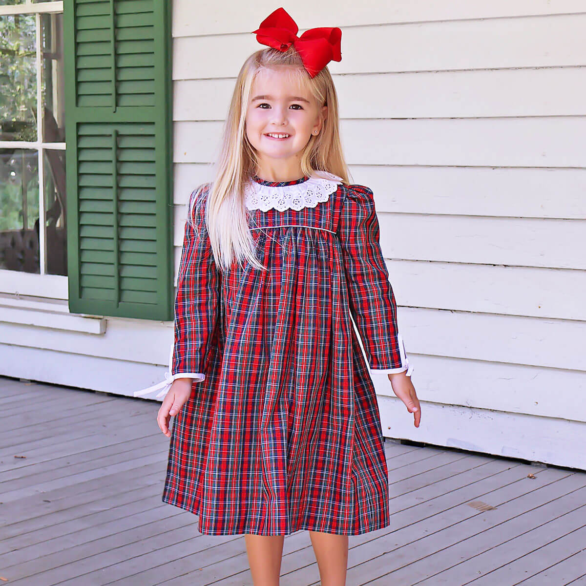 Christmas Eve Plaid Virginia Dress - Image 3