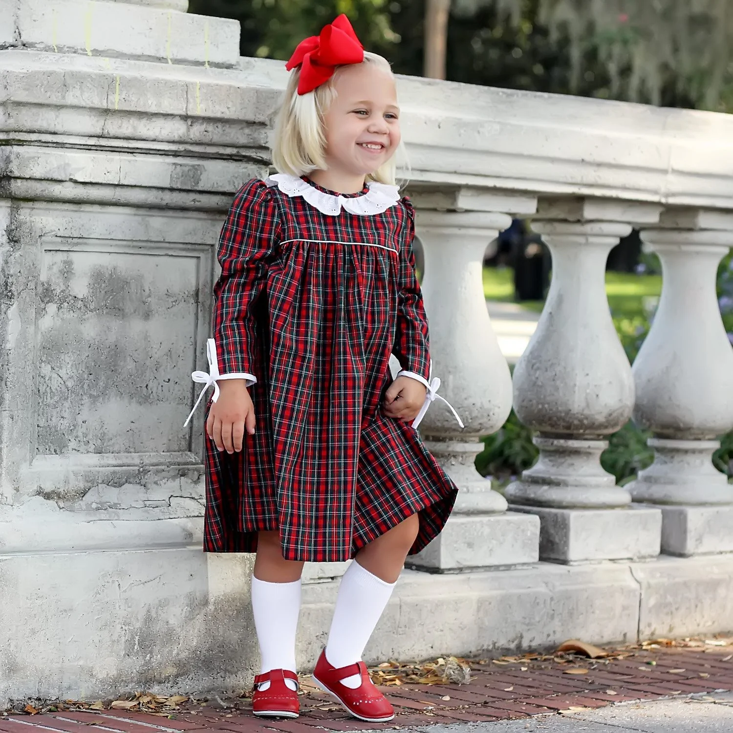 Christmas Eve Plaid Virginia Dress - Image 8