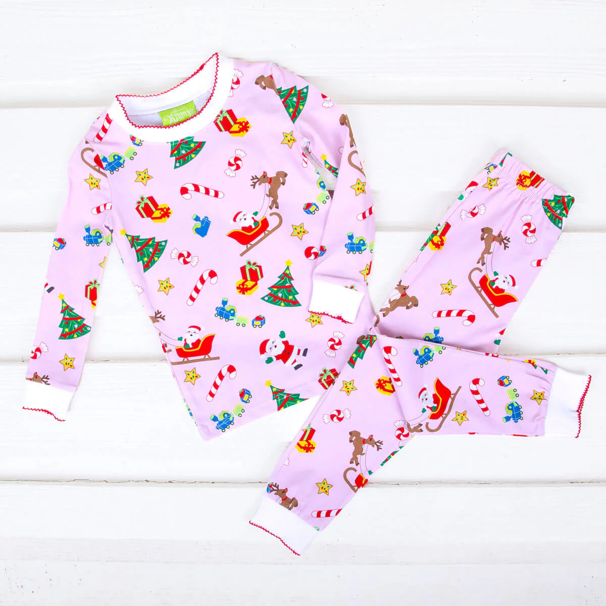 We Believe In Santa Pink Pajamas - Image 4