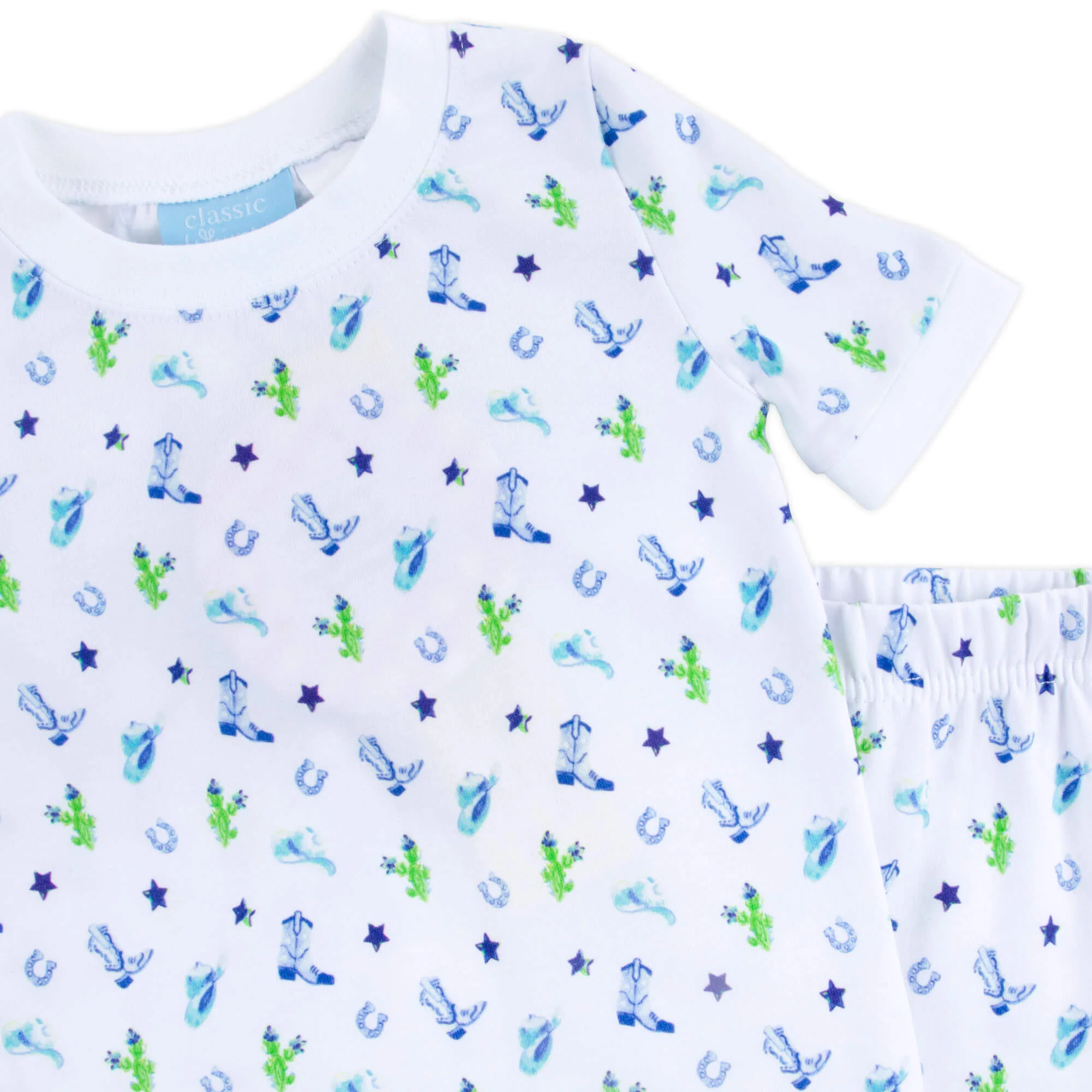 Round Top Blue Pajamas - Image 2