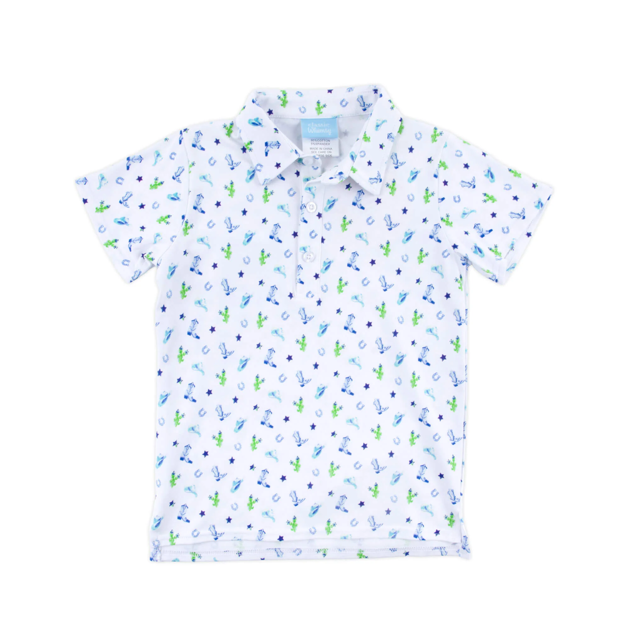Round Top Blue Polo - Image 3