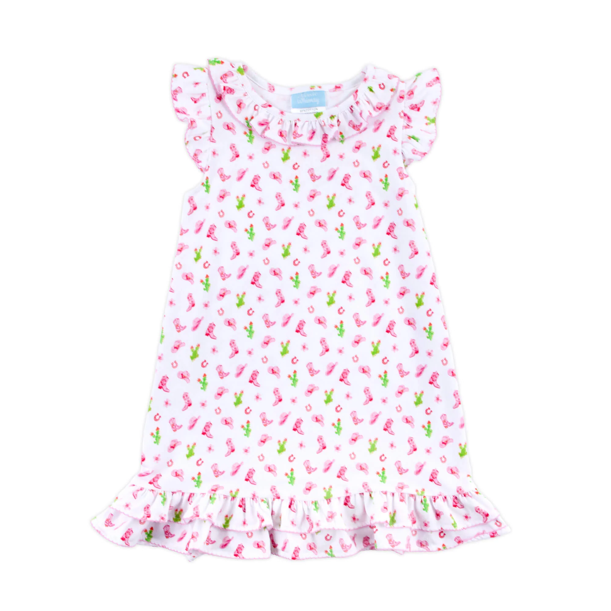 Round Top Pink Adalyn Dress - Image 3