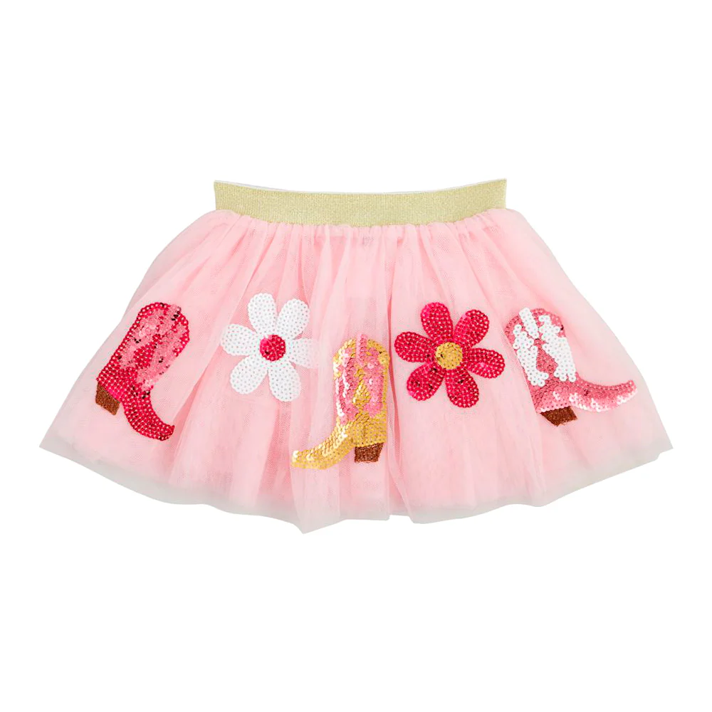 Western Sequin Tutu Skirt - Image 3