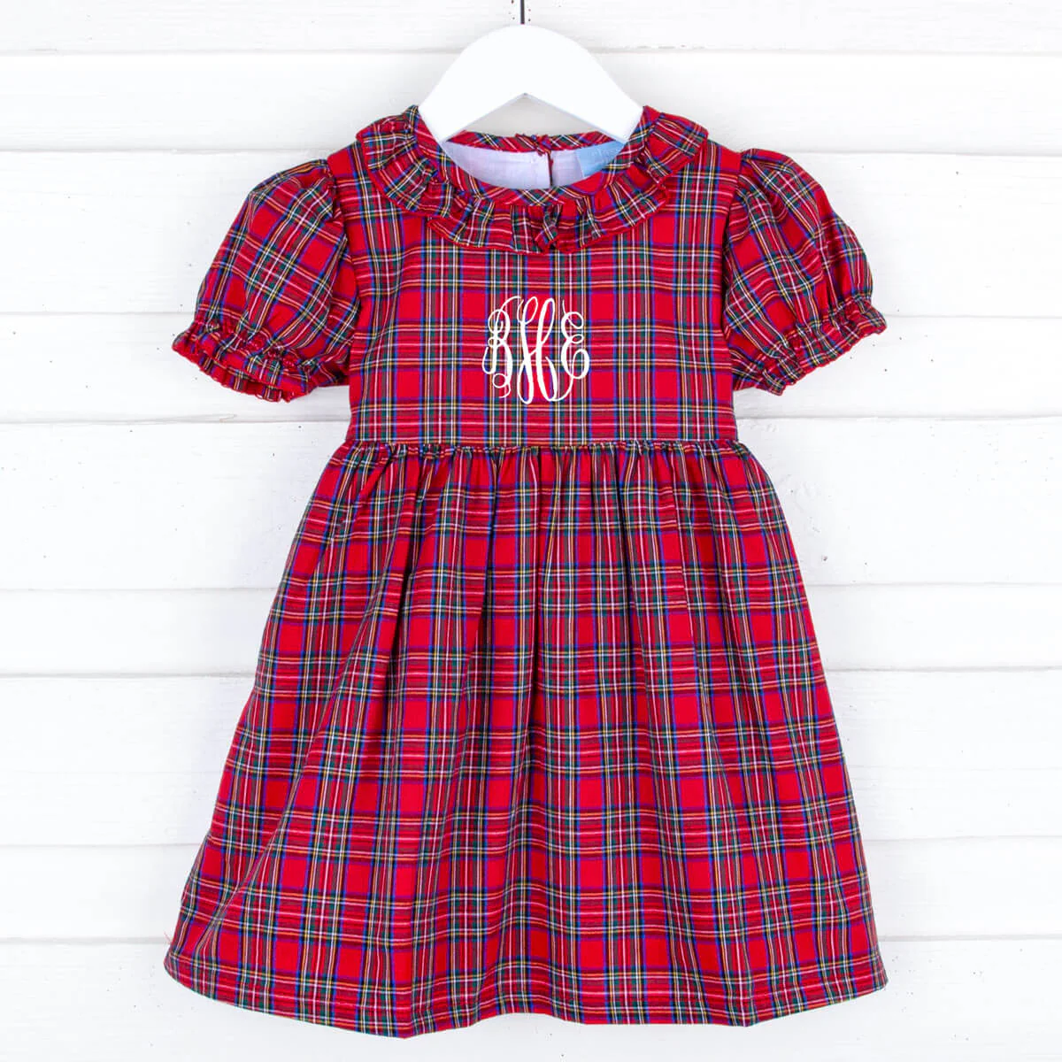 Westmount Plaid Red Sash Dress - Image 4