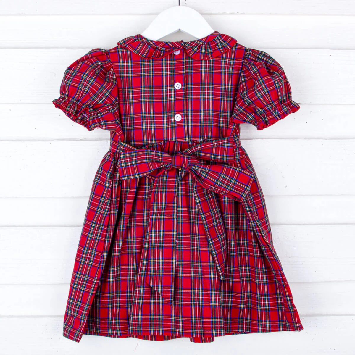 Westmount Plaid Red Sash Dress - Image 5