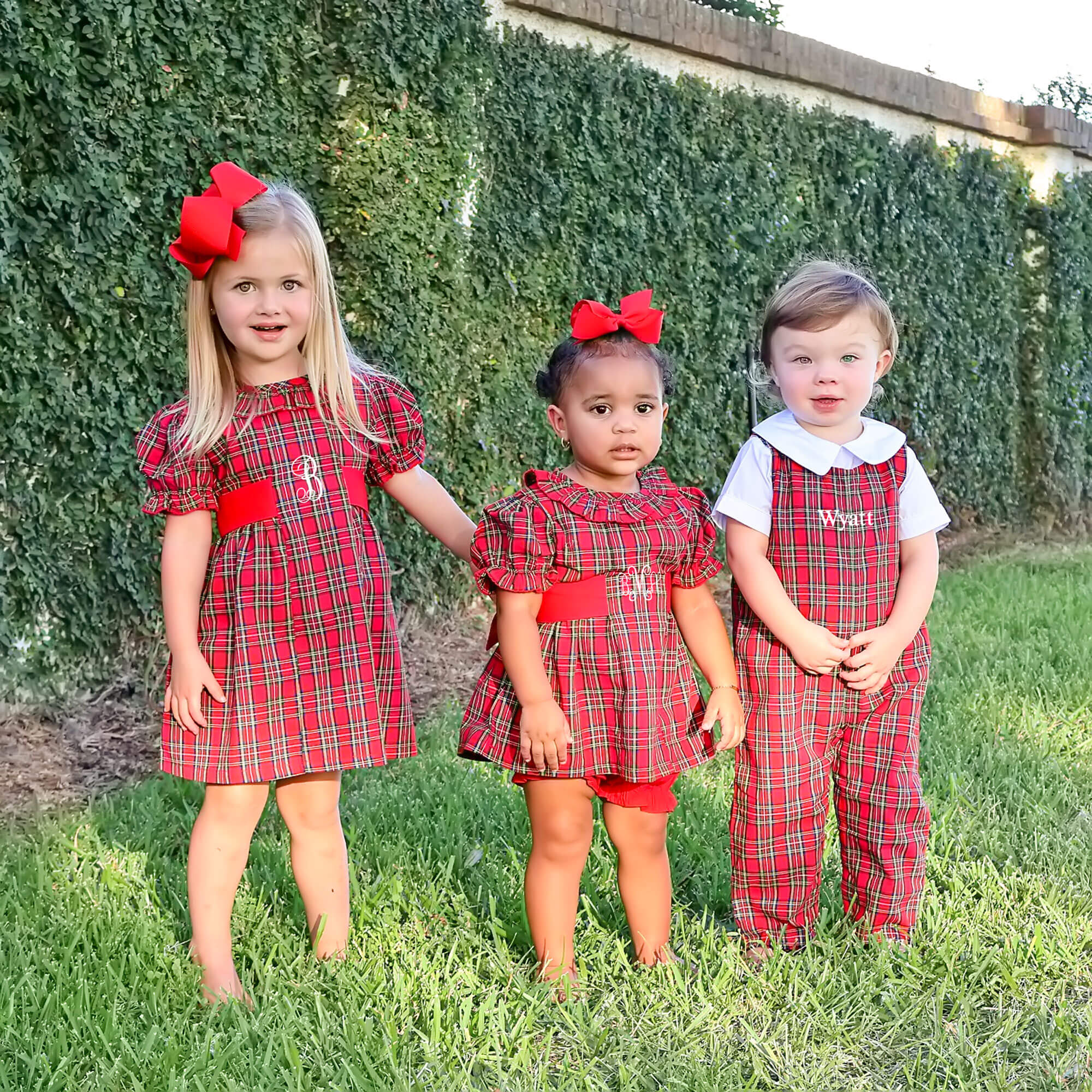 Westmount Plaid Red Paige Bloomer Set - Image 5