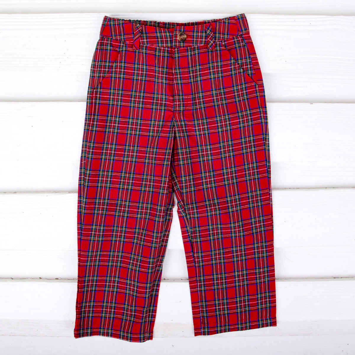 Westmount Plaid Red Standard Pants - Image 2